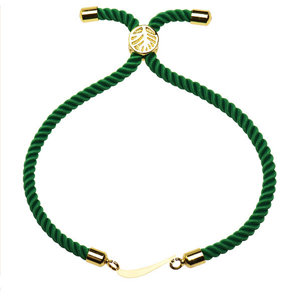 دستبند طلا 18 عیار زنانه الن نار طرح حرف ر مدل E2521