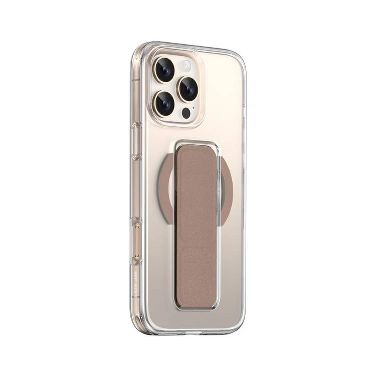 کاور گرین لاین مدل Magsafe Leather Grip مناسب برای گوشی موبایل اپل iPhone 16 Pro Max