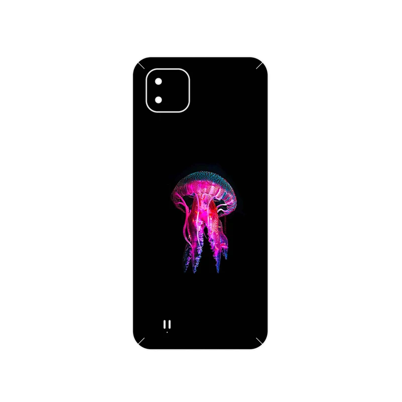 برچسب پوششی ماهوت مدل jellyfish مناسب برای گوشی موبایل ریلمی C11 2021