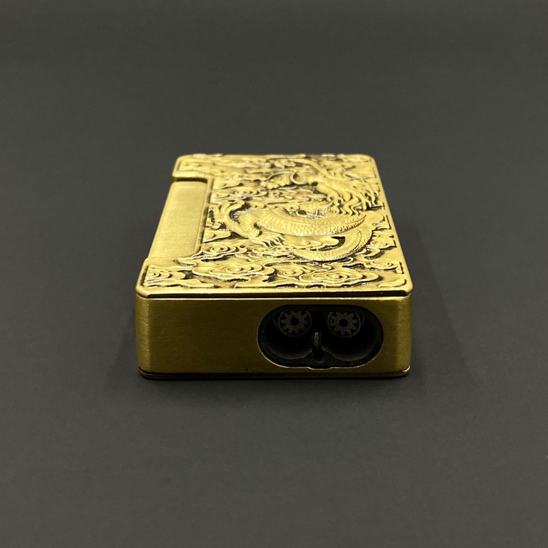 فندک مدل دو اتمه طرح اژدها کد DKD-868