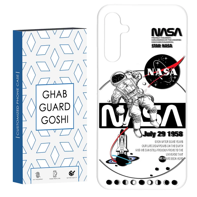 کاور قاب گارد گوشی طرح ناسا کد Dimo-555 مناسب برای گوشی موبایل سامسونگ Galaxy A14