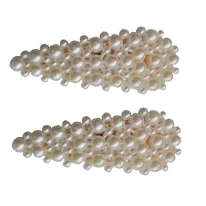 گیره مو زنانه مدل مرواریدی مجموعه 2 عددی