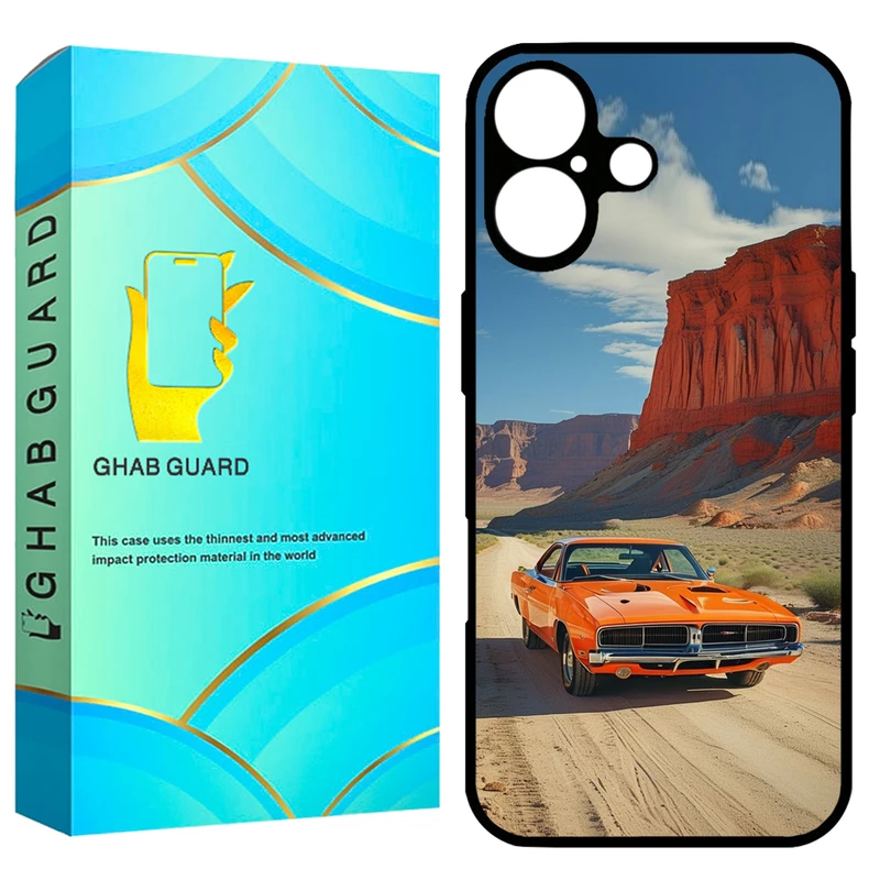 کاور قاب گارد طرح ماشین مدل GCHP16 مناسب برای گوشی موبایل اپل iPhone 16