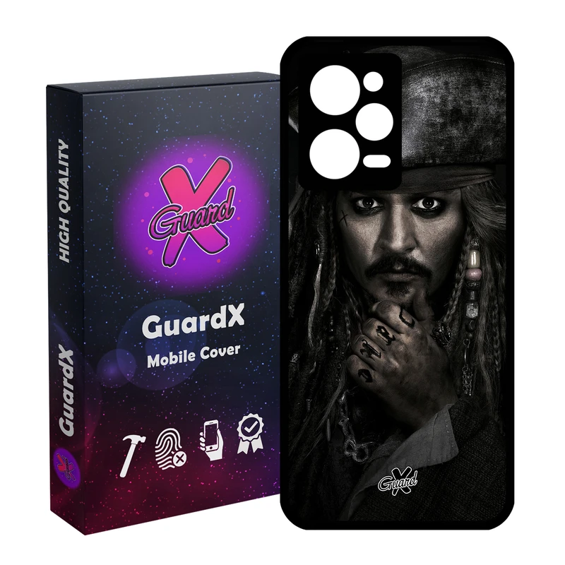 کاور گارد ایکس طرح Johnny Depp مدل Glass10178 مناسب برای گوشی موبایل شیائومی Redmi Note 12 Pro 5G/Poco X5 Pro 5G/Note 12 Pro Pro speed