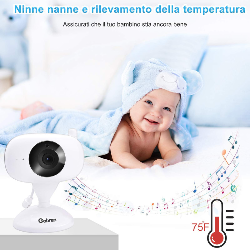 دوربین اتاق کودک گوبران مدل monitor 4.3 LCD دوربین اتاق کودک گوبران مدل monitor 4.3 LCD