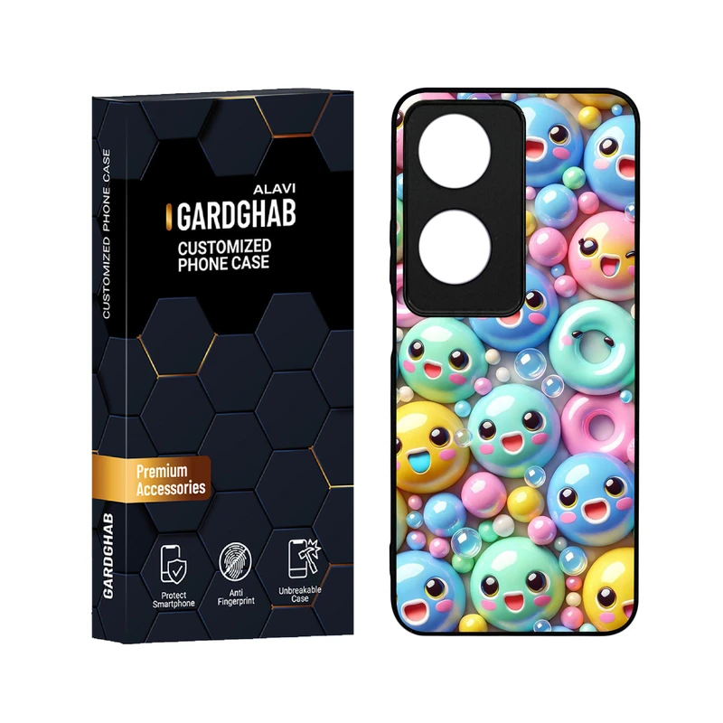 کاور گارد قاب علوی مدل دور ژله ای کارتونی و انیمه مناسب برای گوشی موبایل آنر X7B 4G