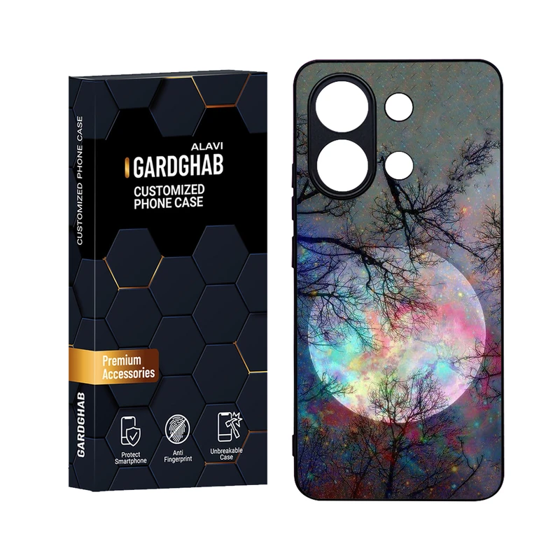 کاور گارد قاب علوی مدل Glass مناسب برای گوشی موبایل شیائومی Redmi Note 13 4G