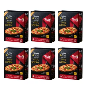 پودر خمیر پیتزا تستا-500گرم بسته 6 عددی