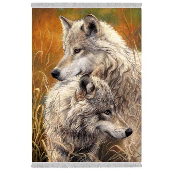 فرش پارچه‌ای دفه مدل فرشینه شانل مخمل طرح فانتزی کد 7024