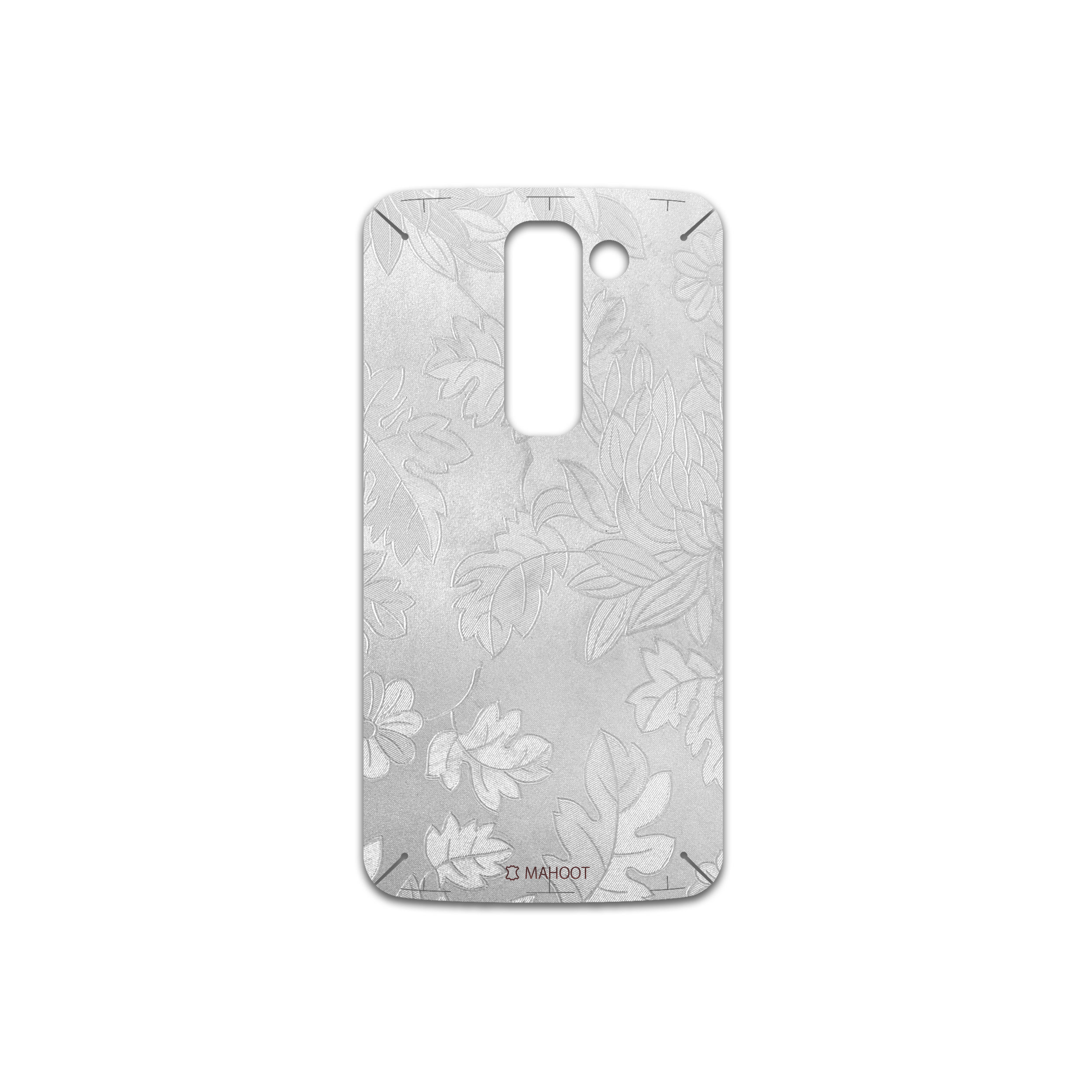 برچسب پوششی ماهوت مدل Silver-Wildflower مناسب برای گوشی موبایل ال جی G2 mini