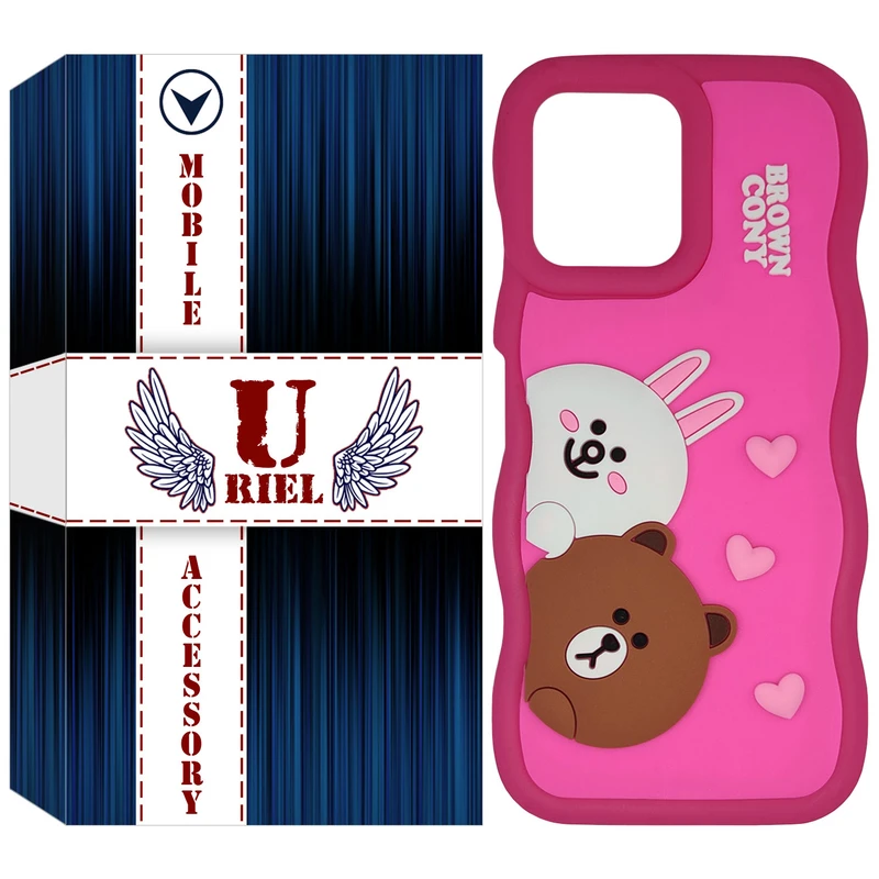 کاور یوریل مدل عروسکی طرح خرسی مناسب برای گوشی موبایل شیائومی Redmi 13C 4G / Poco C65
