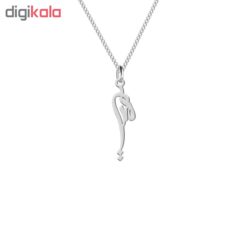 نیم ست نقره زنانه ترمه 1 طرح مریم کد L536