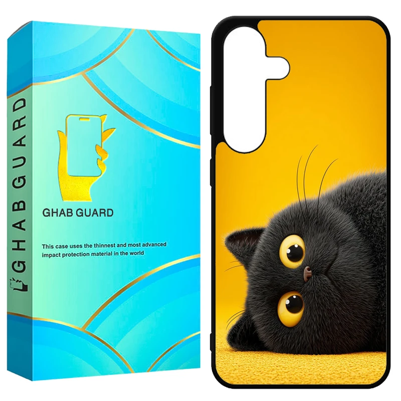 کاور قاب گارد طرح گربه مدل GCHPS23F مناسب برای گوشی موبایل سامسونگ Galaxy S23 FE