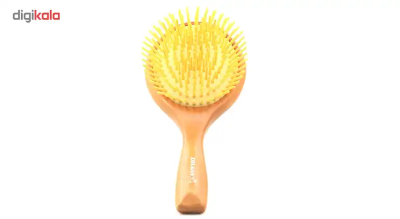 برس چوبی بزرگ حرفه ای دندانه چوبی و فلزی دلگان مدل W01-1400001 بسته 2 عددی