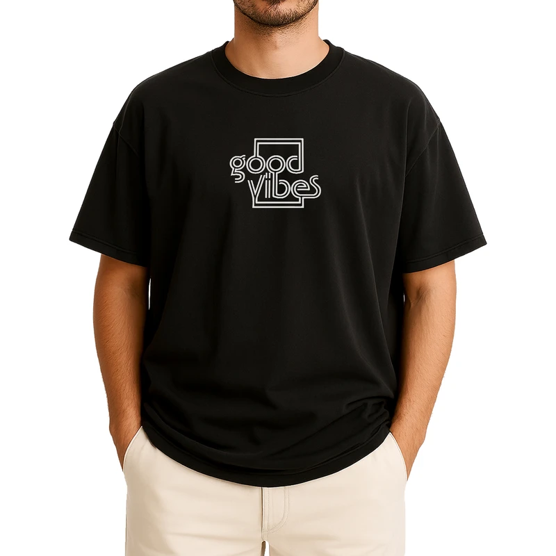 تی‌شرت آستین کوتاه مردانه باهرپوش شرق مدل ساده اسپرت انرژی مثبت حس و حال خوب z432