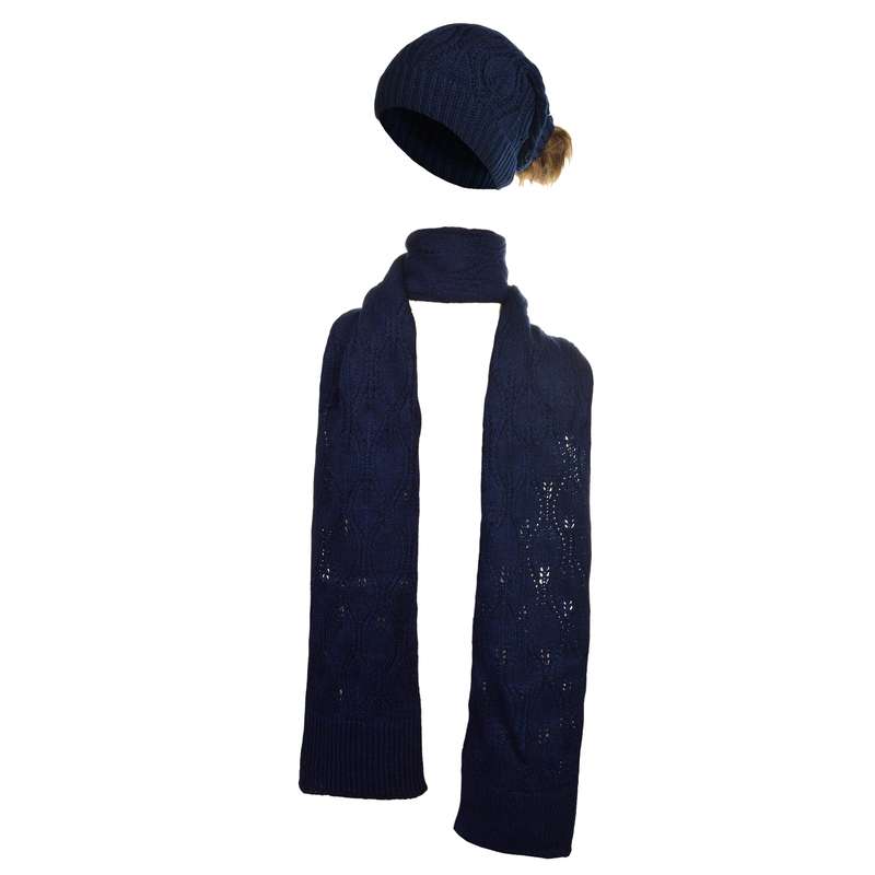 ست کلاه و شال گردن بافتنی مدل Z-8020