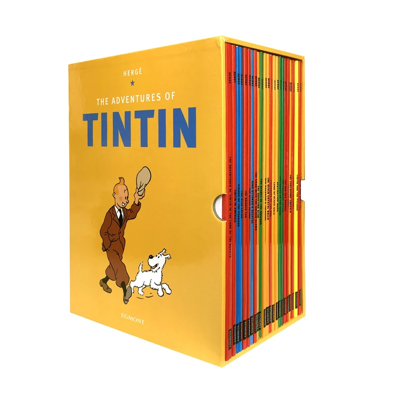 کتاب TINTIN اثر HERGE انتشارات EGMONT مجموعه هشت جلدی
