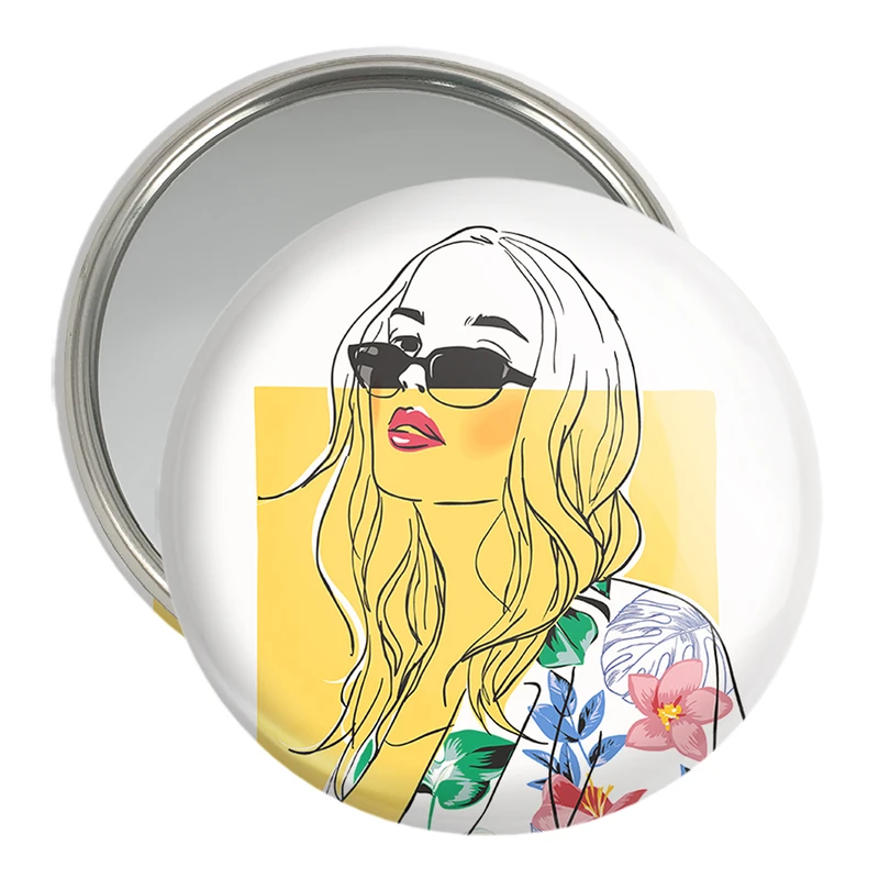 آینه جیبی خندالو مدل دختر قوی Girl Power کد 28951