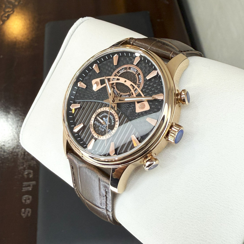 ساعت مچی عقربهای مردانه کوارتز سانتا باربارا پولو راکت کلاب مدل SB.1.10593-4