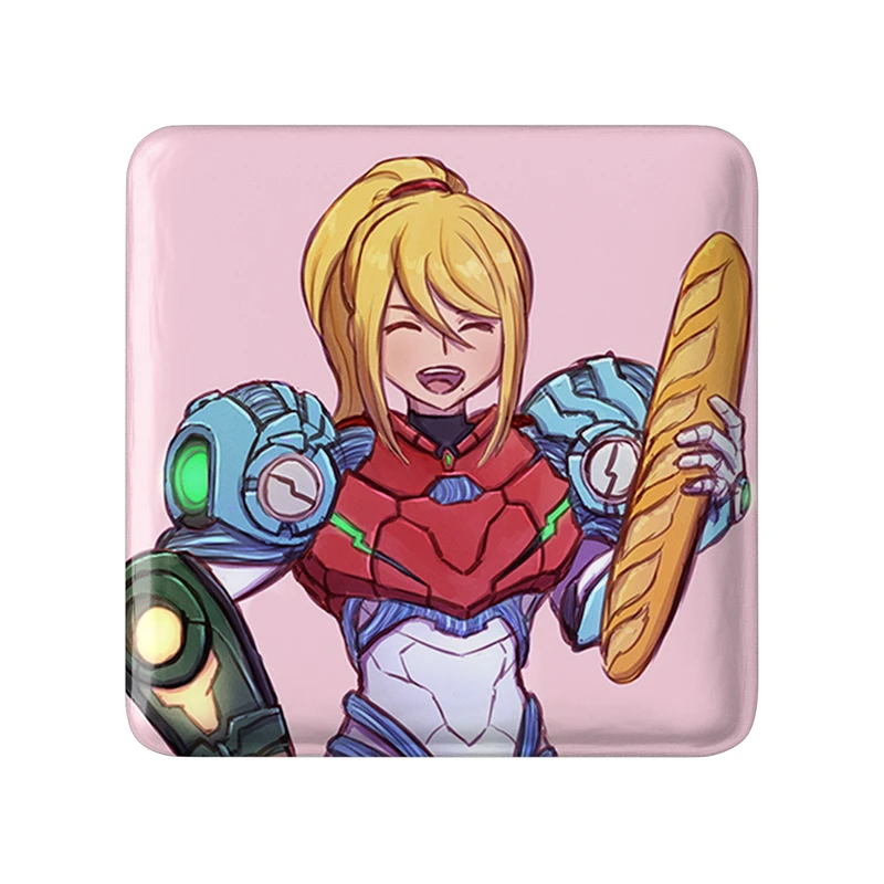 پیکسل خندالو طرح بازی متروید (Metroid) مدل مربعی کد 35639