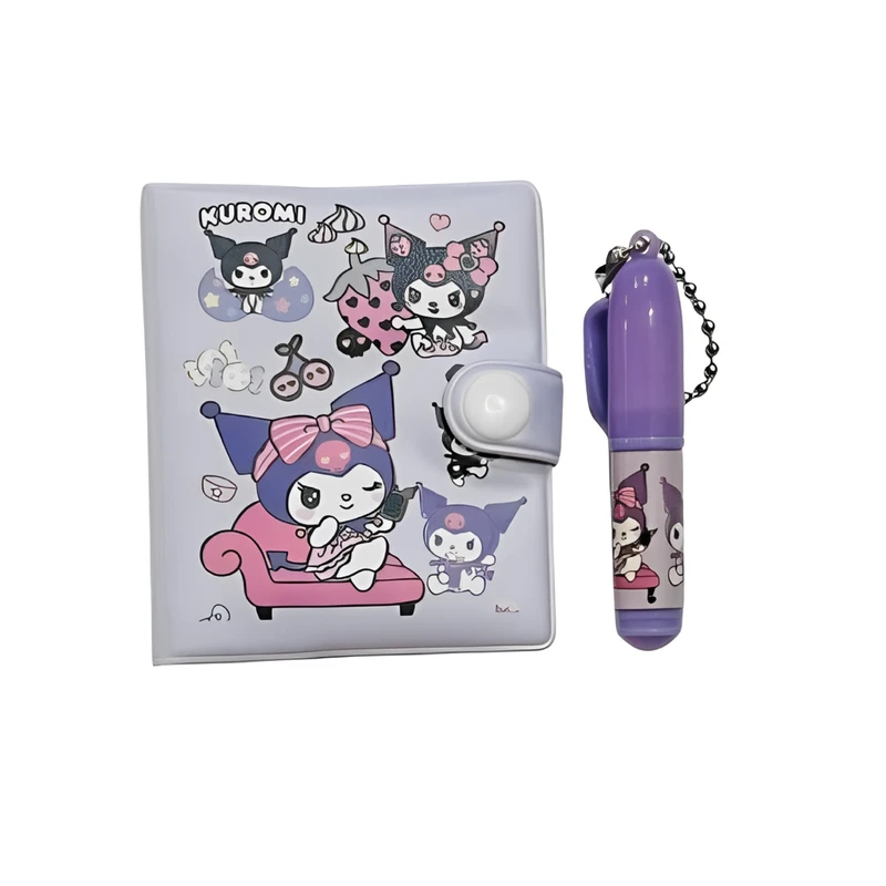 دفترچه یادداشت 40 برگ مدل کرومی به همراه خودکار مجموعه 2 عددی