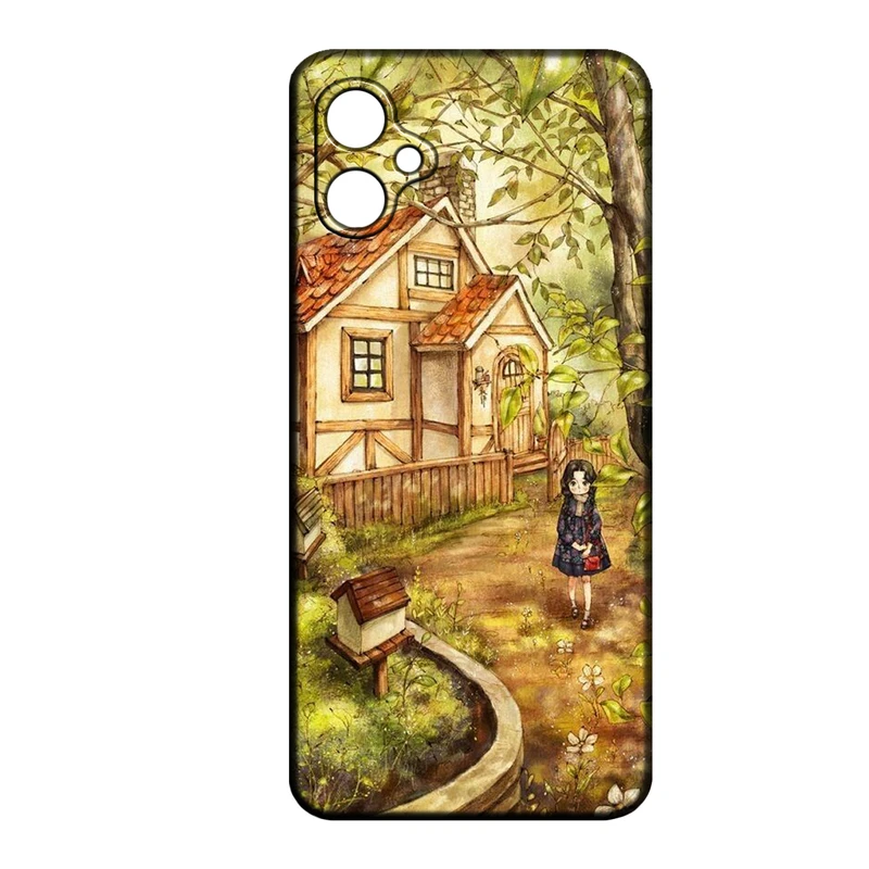 کاور طرح دخترانه کد 279 مناسب برای گوشی موبایل سامسونگ Galaxy A05