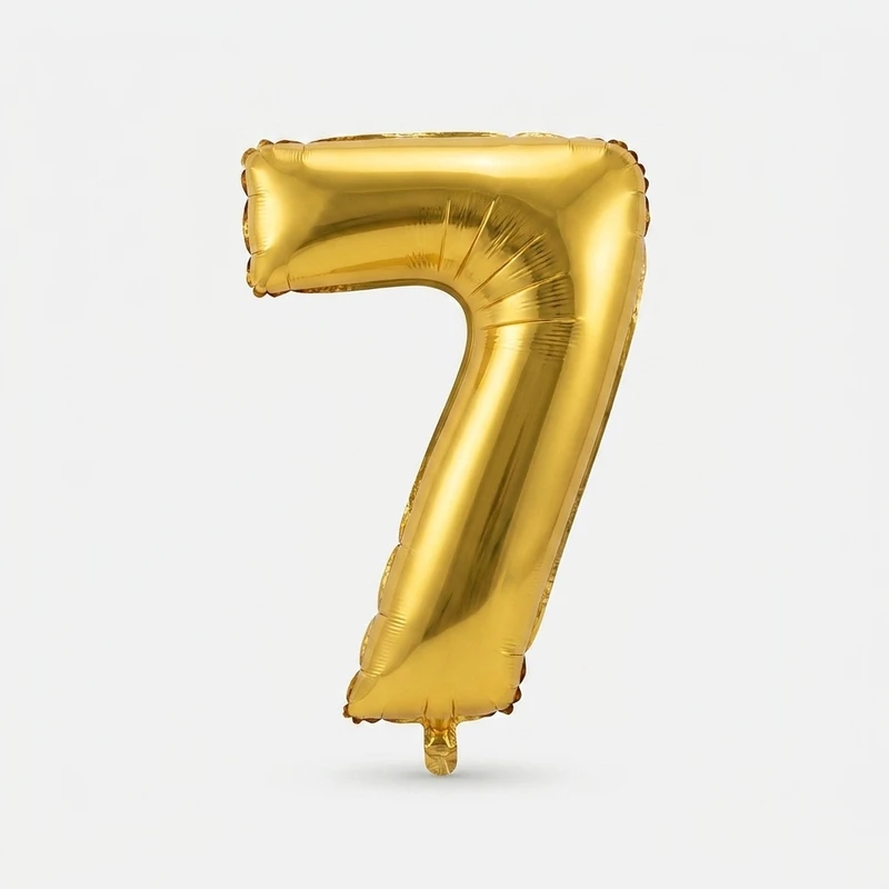 بادکنک فویلی مدل عدد 7