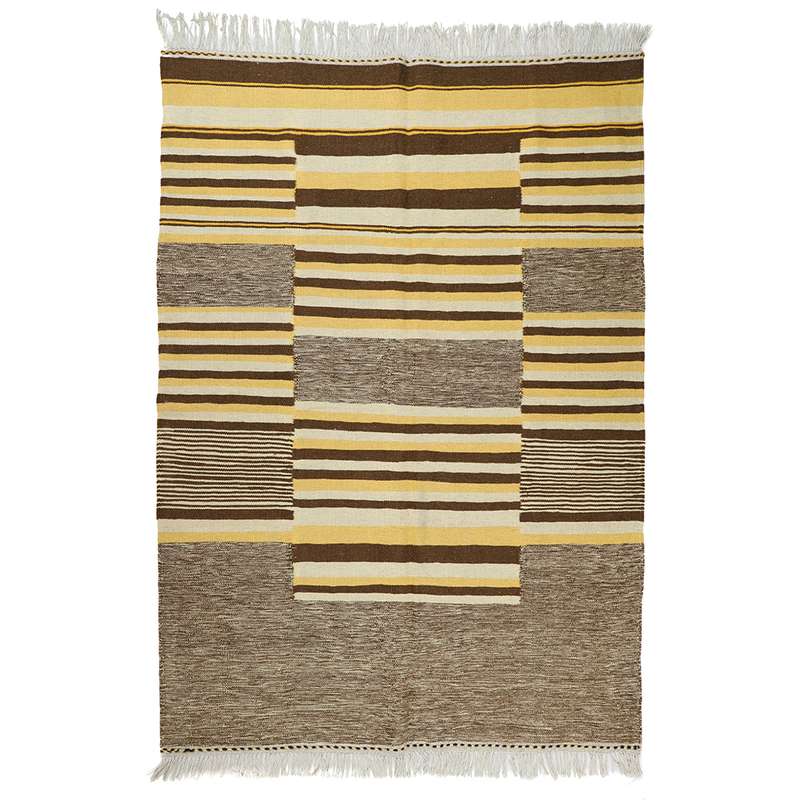 گلیم دستبافت دو و نیم متری مدل دکوراتیو کد 1408146