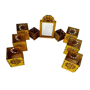 مجموعه ظروف هفت سین 9 پارچه کد s7