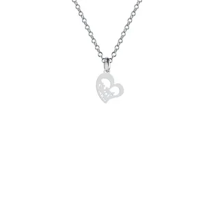 گردنبند نقره زنانه هایکا مدل قلب و سنجاقک و گل n.ha2_1 910