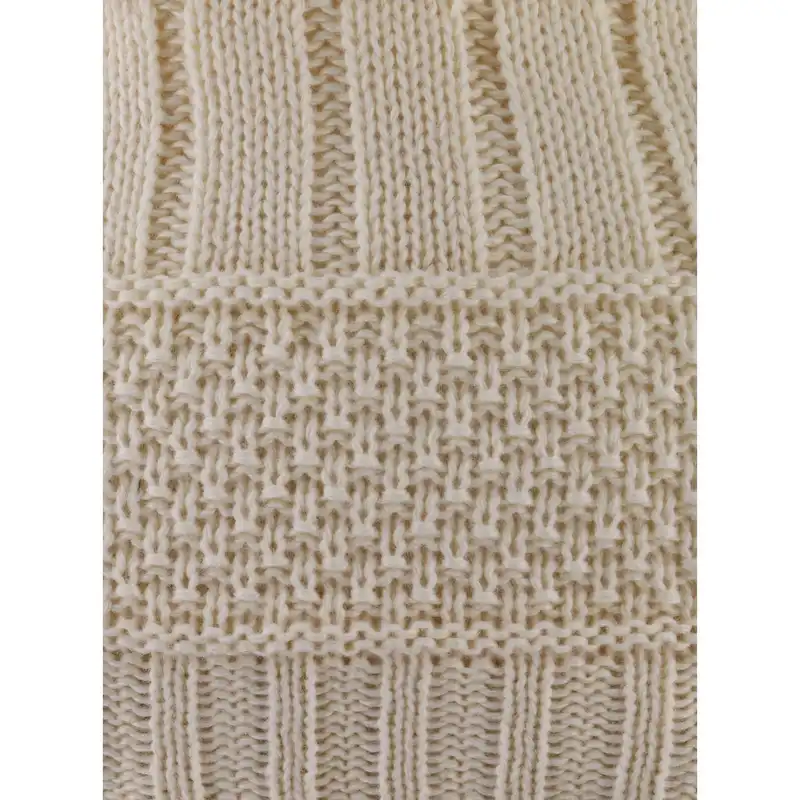 ست کلاه و شال گردن بافتنی طرح شیطونی داخل خز مدل 4718