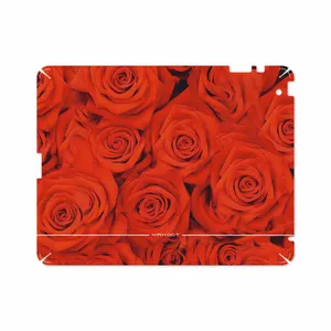 MAHOOT Red-Flower Cover Sticker for Apple iPad 2 2011 A1397