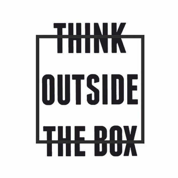 برچسب پارچه و لباس مدلDTFطرح THINK کد101