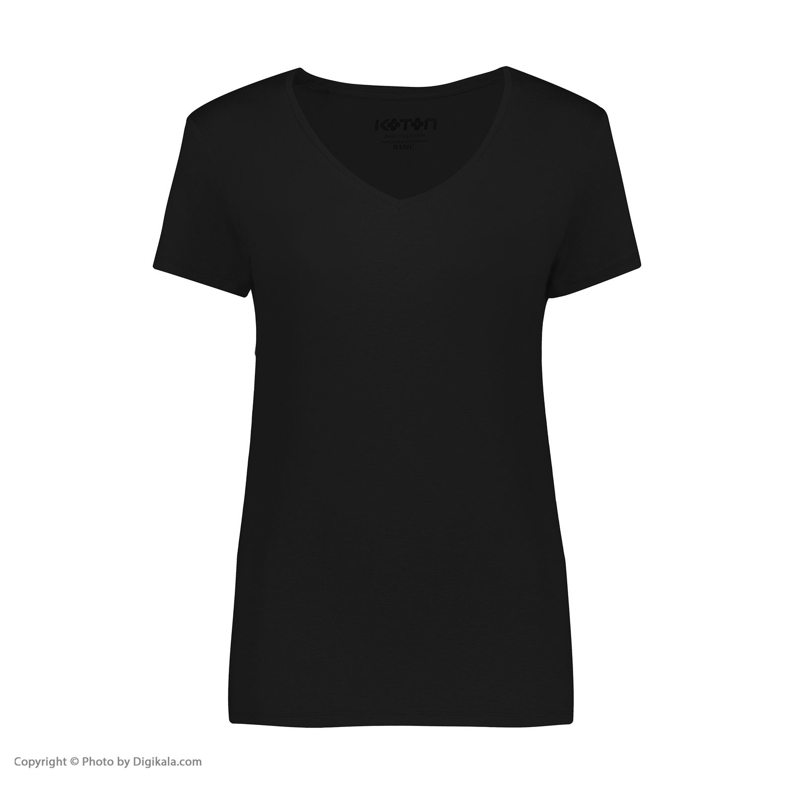تی شرت زنانه کوتون مدل 0YAK13640OK-Black -  - 2