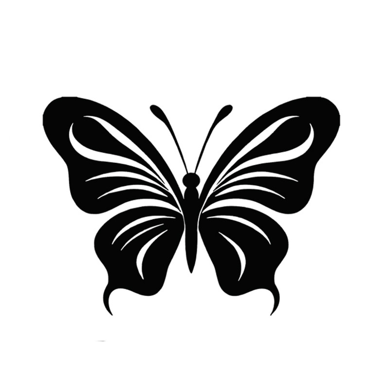 استیکر پارچه و لباس مدل حرارتی طرح  پروانه کد 01 بسته 2 عددی