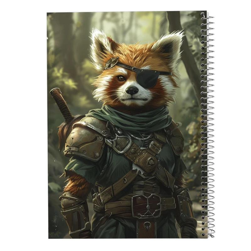 دفتر نت موسیقی 50 برگ مدوپد مدل حیوانات جنگجو کد DF14882