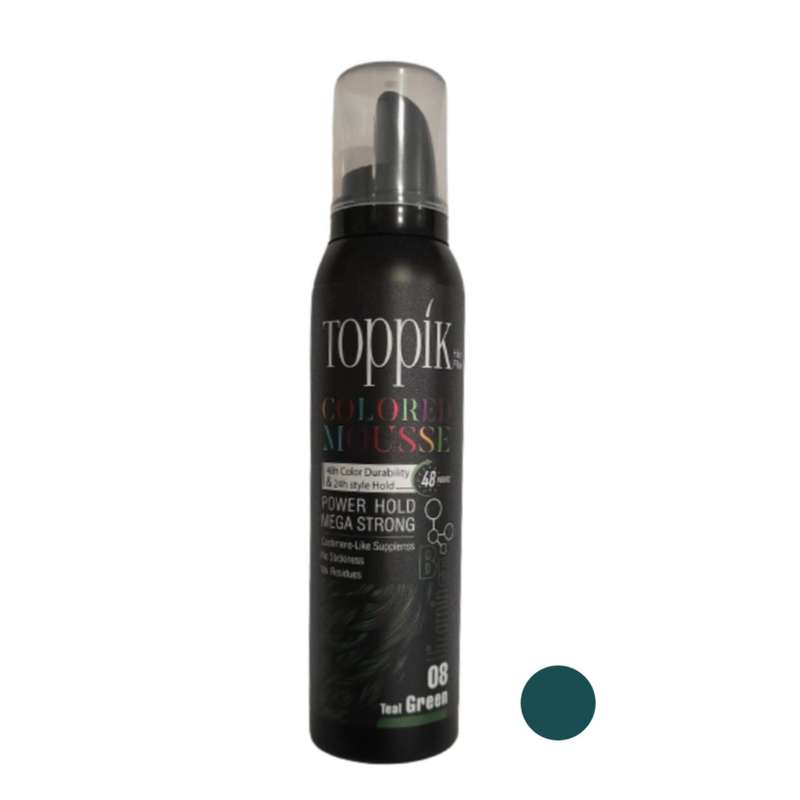 موس مو تاپیک مدل 08 حجم 125 میلی لیتر رنگ سبز کله غازی