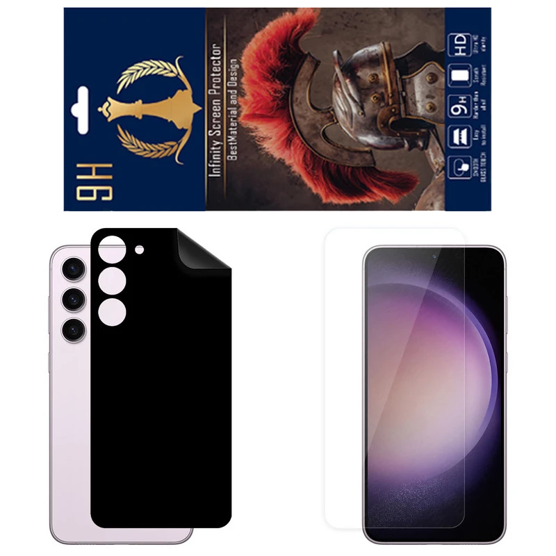 برچسب پوششی اینفینیتی مدل RG مناسب برای گوشی موبایل سامسونگ Galaxy S23 Plus به همراه محافظ صفحه نمایش
