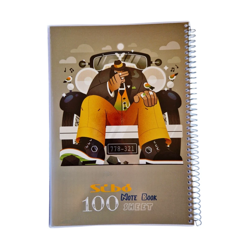 دفتر مشق 100 برگ سیبو مدل A31 مافیا