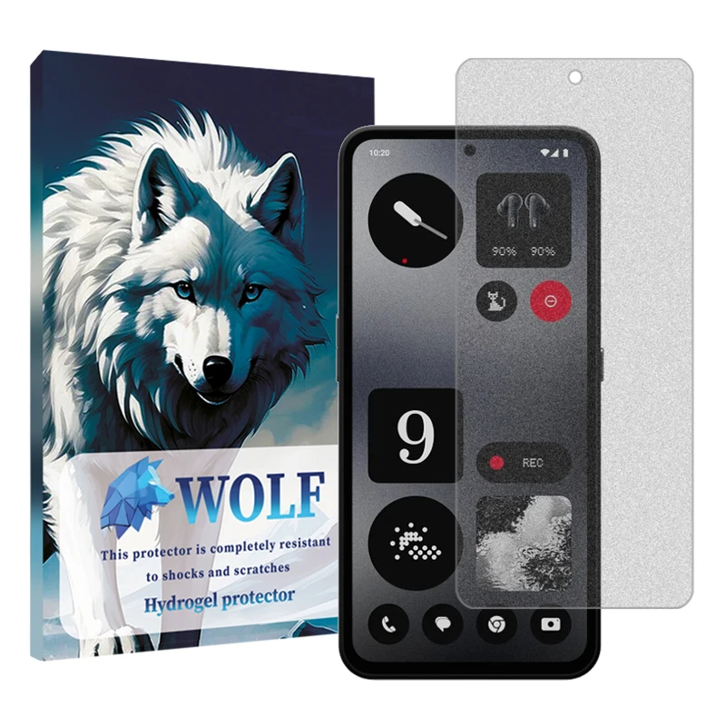 محافظ صفحه نمایش مات ولف مناسب برای گوشی موبایل ناتینگ CMF Phone 1 