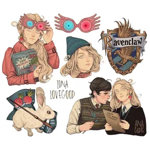استیکر مدل هری پاتر طرح لونا لاووگود مجموعه 7 عددی