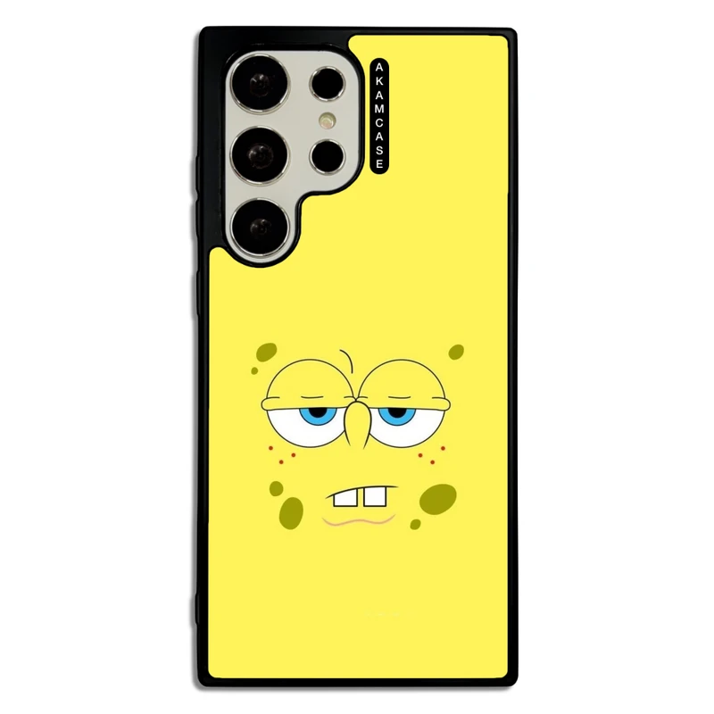 کاور آکام مدل AMC-WSGS23U-SPONGE BOB7 مناسب برای گوشی موبایل سامسونگ Galaxy S23 Ultra