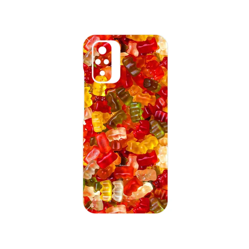 برچسب پوششی ماهوت مدل Gummi candy 1 مناسب برای گوشی موبایل شیائومی Redmi Note 10