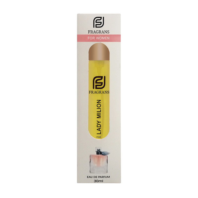 عطر جیبی زنانه فراگرنس مدل Lady Milion حجم 30 میلی لیتر