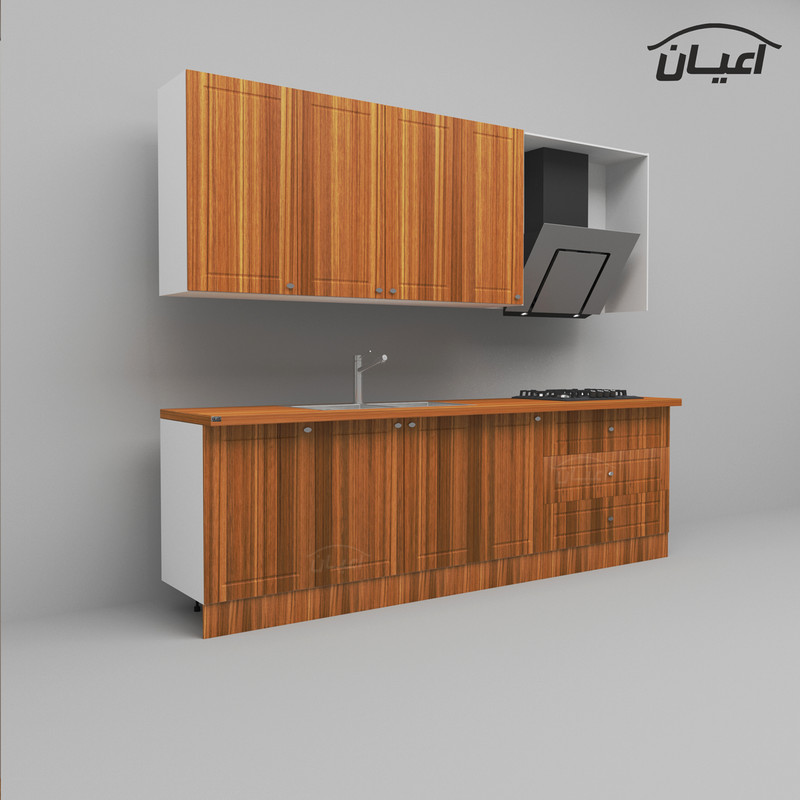 کابینت آشپزخانه اعیان مدل FH CL19 مجموعه 8 عددی