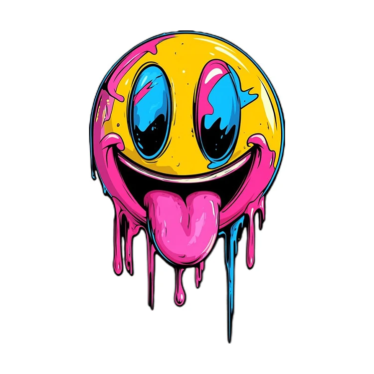 استیکر پارچه و لباس پاد آفرین مدل ایموجی کد 274