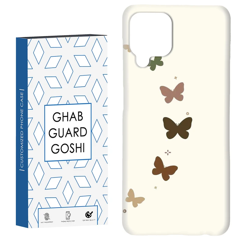 کاور قاب گارد گوشی طرح پروانه کد Dimo-867 مناسب برای گوشی موبایل سامسونگ Galaxy A12 / Galaxy M12