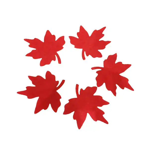 دکوری مدل برگ پاییزی افرا کد 426 بسته 5 عددی