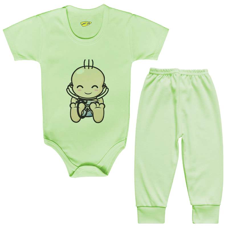 ست بادی و شلوار نوزادی کارانس مدل BSTG-3278