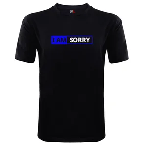تی شرت آستین کوتاه مردانه مدل I’m am sorry کد 1064